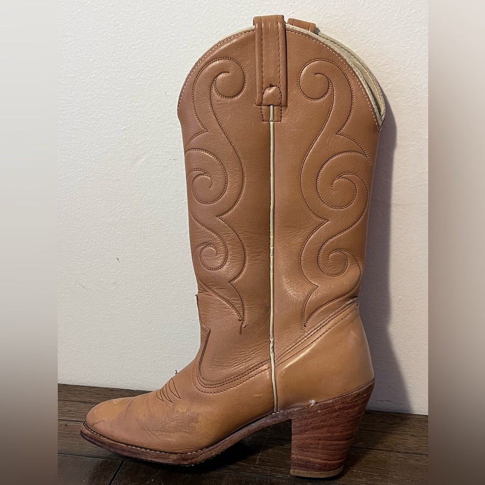 Vintage Acme Campus Western Cowgirl Boots Womens size 6.5 - Picture 11 of 12
